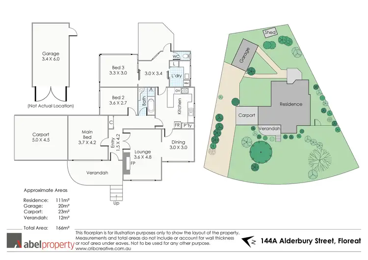Floorplan of Homely house listing, 144a Alderbury Street, Floreat WA 6014