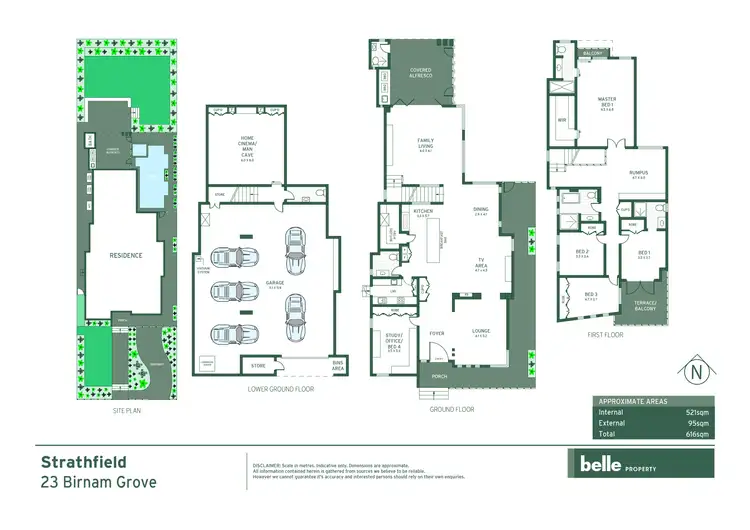 Floorplan of Homely house listing, 23 Birnam Grove, Strathfield NSW 2135
