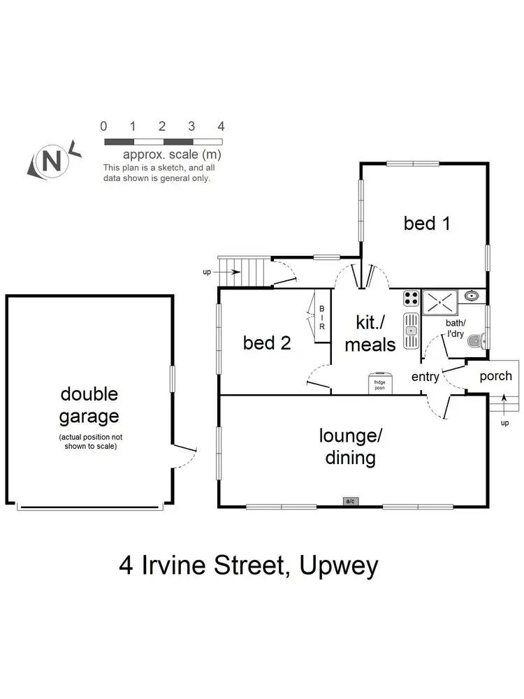 Floorplan of Homely house listing, 4 Irvine Street, Upwey VIC 3158