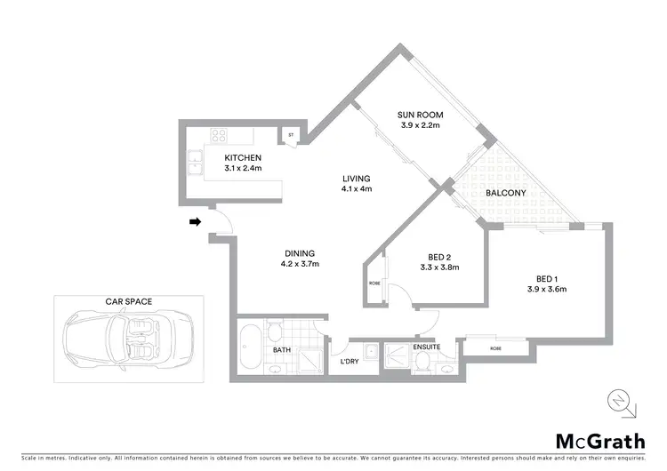 Floorplan of Homely apartment listing, 100/3 Sorrell Street, Parramatta NSW 2150