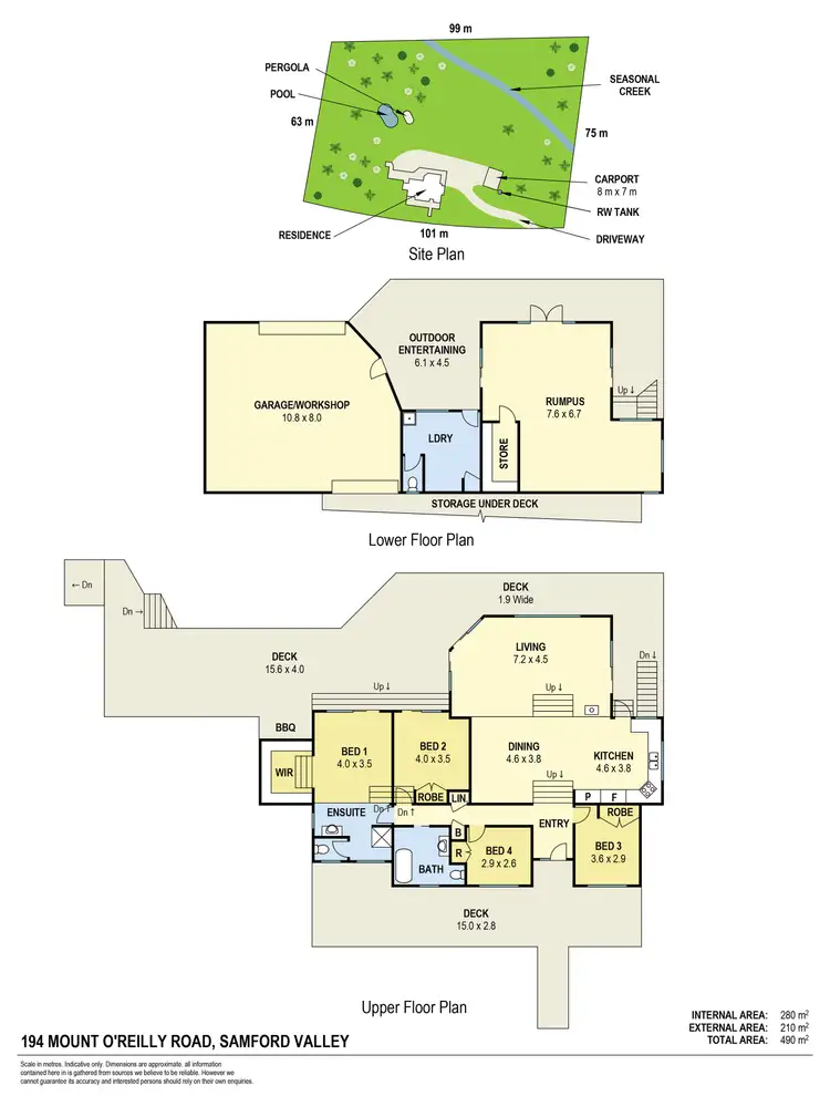 Floorplan of Homely house listing, 194 Mount O'Reilly Road, Samford Valley QLD 4520