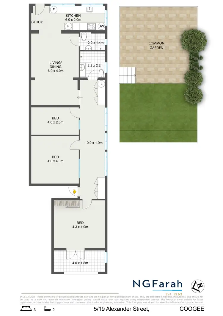 Floorplan of Homely apartment listing, 5/19 Alexander Street, Coogee NSW 2034