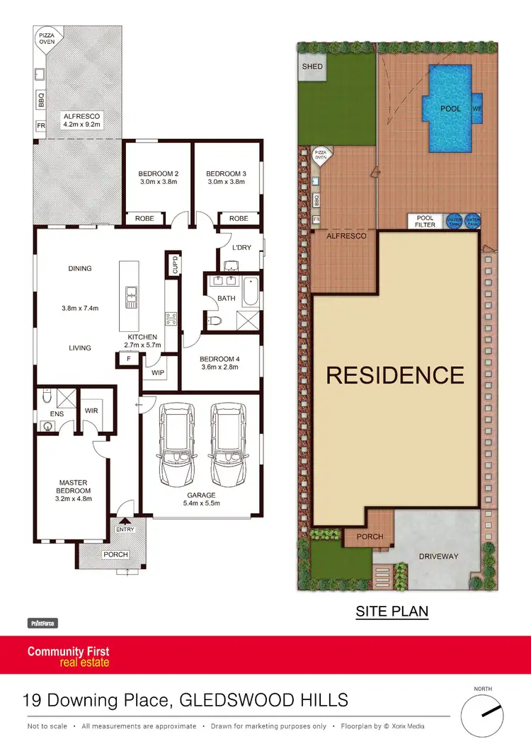 Floorplan of Homely house listing, 19 Downing Way, Gledswood Hills NSW 2557