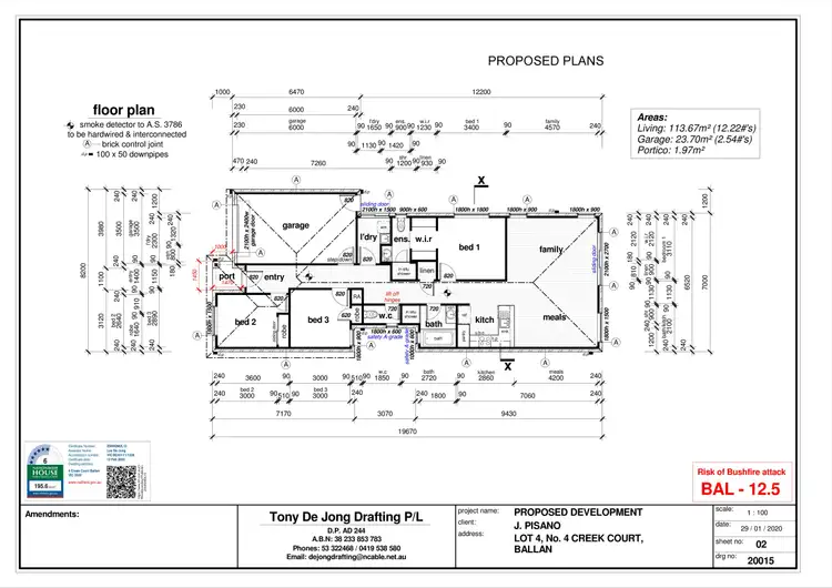 Floorplan of Homely land listing, 4A Creek Court, Ballan VIC 3342