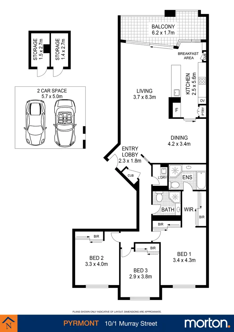 Floorplan of Homely apartment listing, 10/1-27 Murray Street, Pyrmont NSW 2009