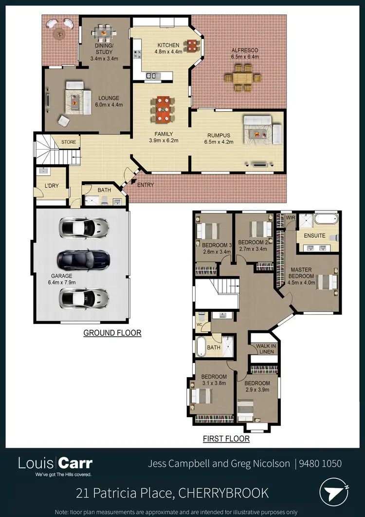 Floorplan of Homely house listing, 21 Patricia Place, Cherrybrook NSW 2126