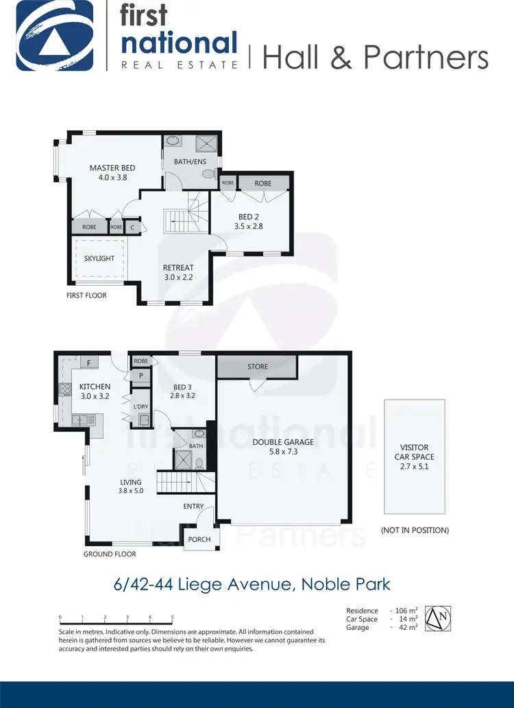 Floorplan of Homely townhouse listing, 6/42-44 Liege Avenue, Noble Park VIC 3174