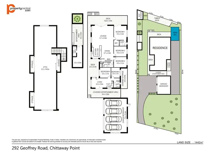 Floorplan of Homely house listing, 292 Geoffrey Road, Chittaway Point NSW 2261