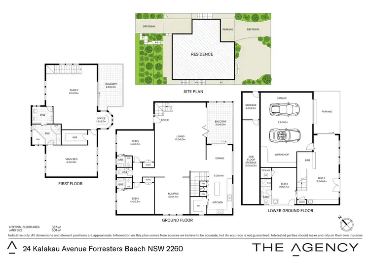 Floorplan of Homely house listing, 24 Kalakau Avenue, Forresters Beach NSW 2260