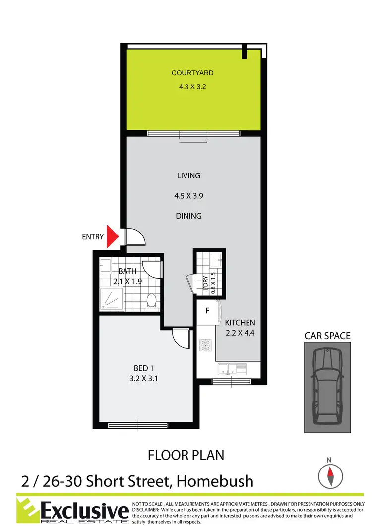 Floorplan of Homely unit listing, 2/26-30 Short Street, Homebush NSW 2140