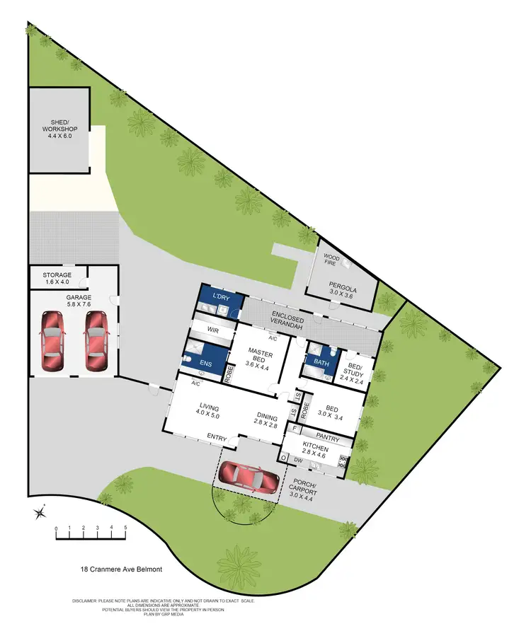 Floorplan of Homely house listing, 18 Cranmere Avenue, Belmont VIC 3216
