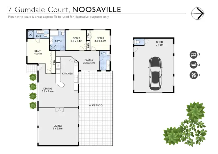 Floorplan of Homely house listing, 7 Gumdale Court, Noosaville QLD 4566