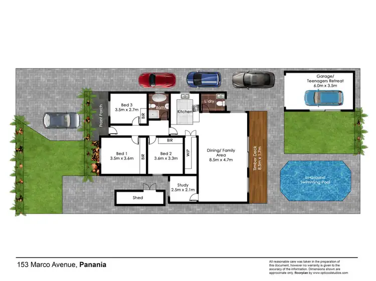 Floorplan of Homely house listing, 153 Marco Avenue, Panania NSW 2213