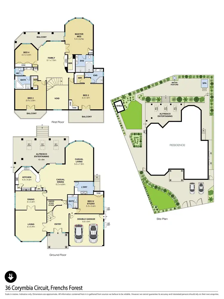 Floorplan of Homely house listing, 36 Corymbia Circuit, Frenchs Forest NSW 2086
