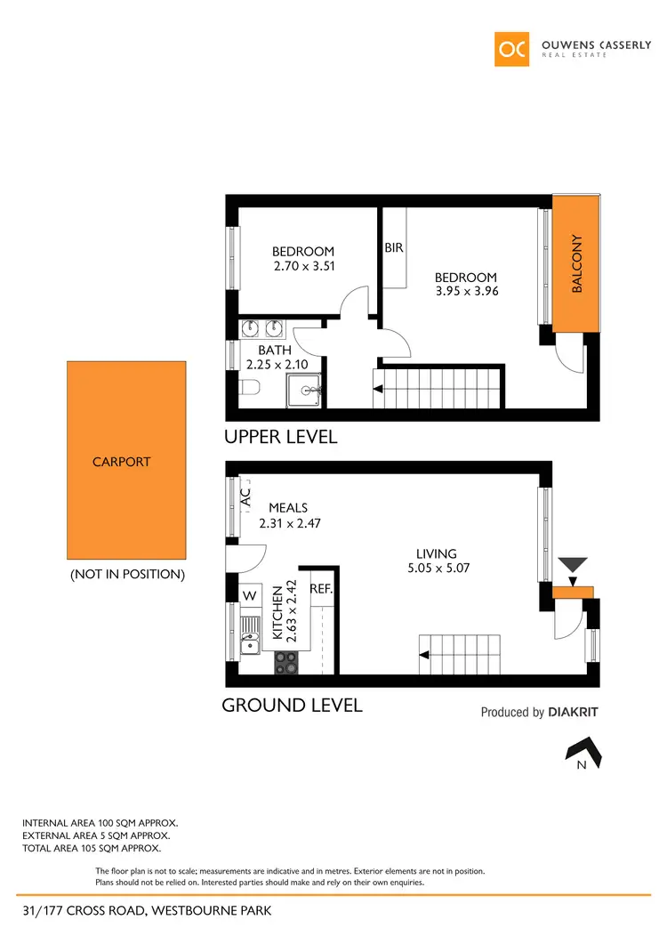 Floorplan of Homely unit listing, 31/177 Cross Road, Westbourne Park SA 5041