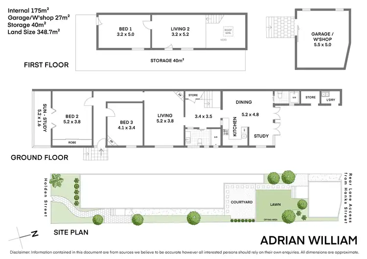 Floorplan of Homely house listing, 214 Holden Street, Ashfield NSW 2131