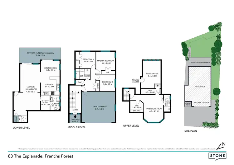 Floorplan of Homely house listing, 83 The Esplanade, Frenchs Forest NSW 2086