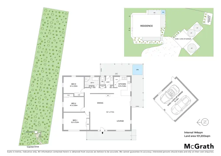 Floorplan of Homely rural property listing, 375 Cypress Drive, Mudgee NSW 2850