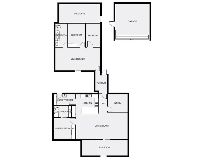 Floorplan of Homely house listing, 25 Riverview Drive, Dareton NSW 2717