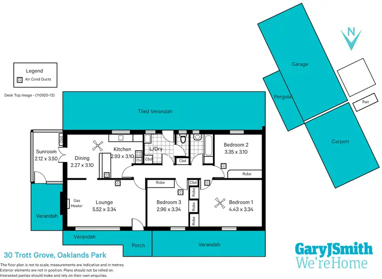 Floorplan of Homely house listing, 30 Trott Grove, Oaklands Park SA 5046