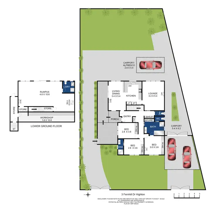 Floorplan of Homely house listing, 3 Fernhill Drive, Highton VIC 3216