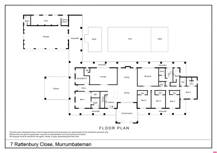 Floorplan of Homely house listing, 7 Rattenbury Close, Murrumbateman NSW 2582