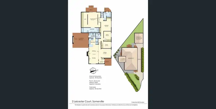 Floorplan of Homely house listing, 2 Leicester Court, Somerville VIC 3912