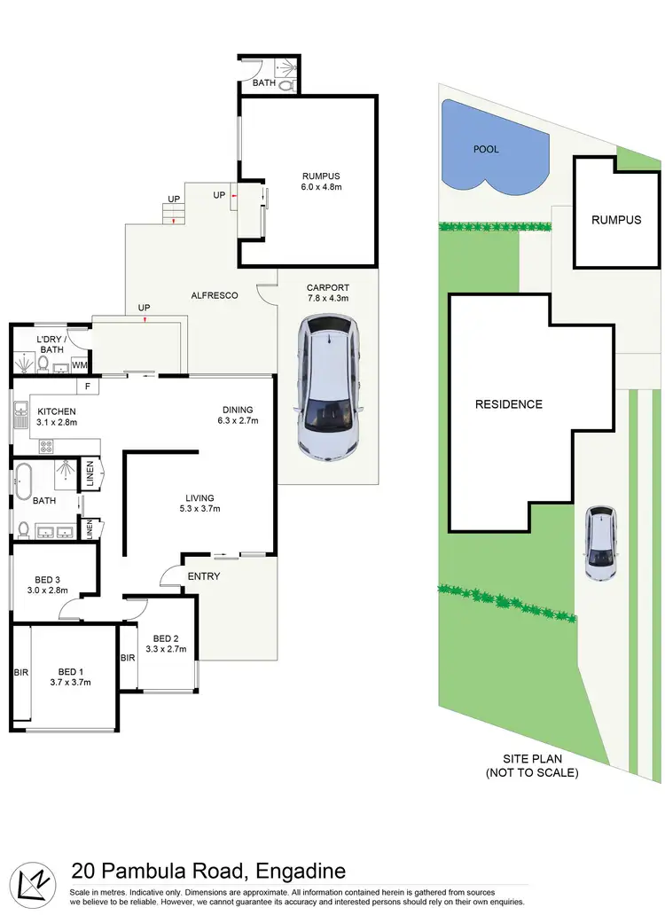 Floorplan of Homely house listing, 20 Pambula Road, Engadine NSW 2233