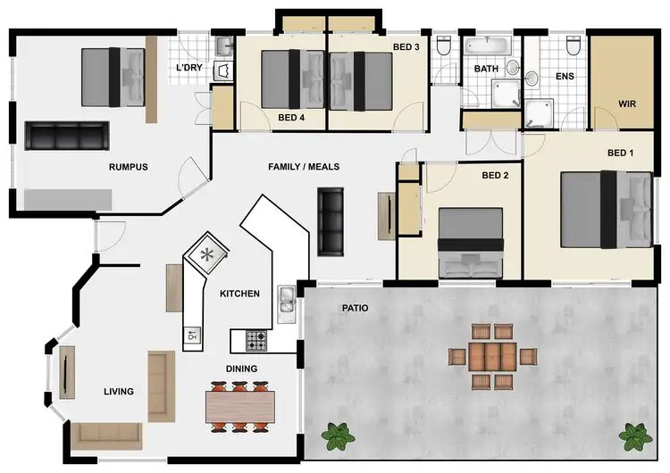 Floorplan of Homely house listing, 7 McKenzie Court, Crestmead QLD 4132