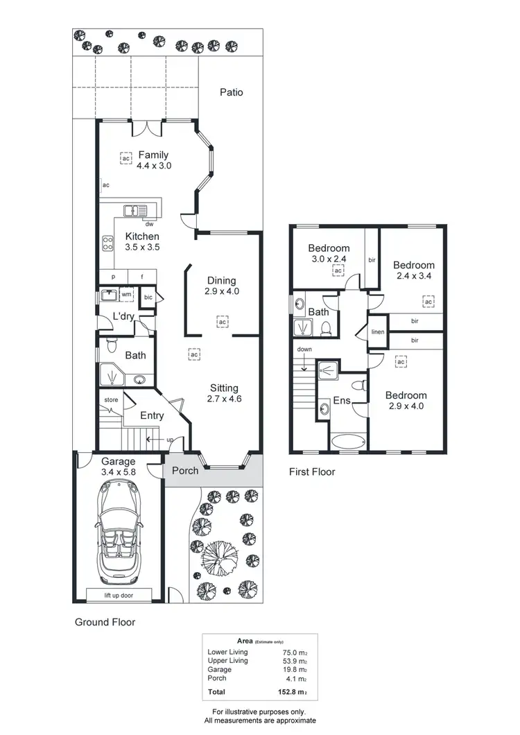 Floorplan of Homely unit listing, 2/1 Hackett Terrace, Marryatville SA 5068