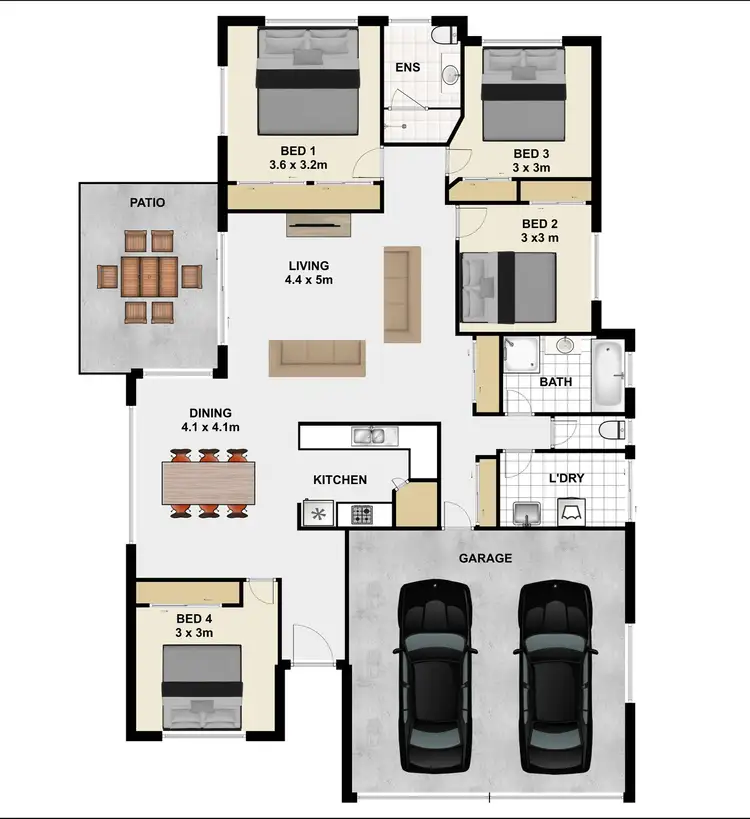 Floorplan of Homely house listing, 42A Pinelands Street, Loganlea QLD 4131