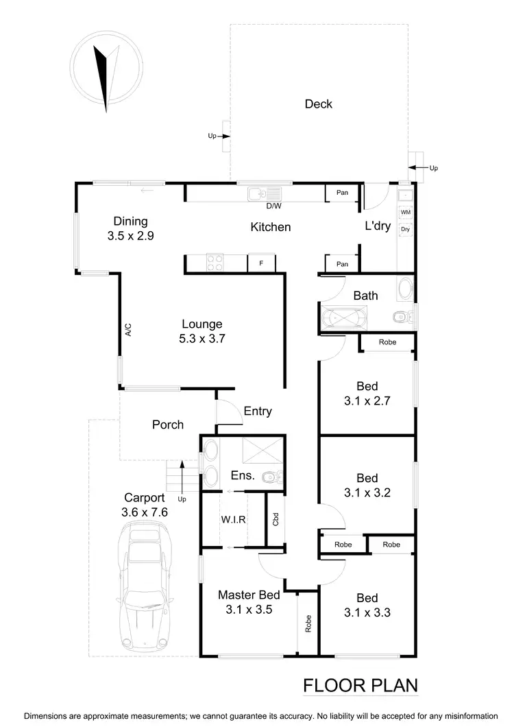 Floorplan of Homely unit listing, 1/25 Clarence Road, Wantirna VIC 3152