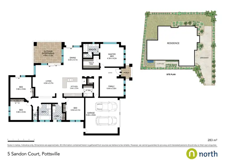 Floorplan of Homely house listing, 5 Sandon Court, Pottsville NSW 2489