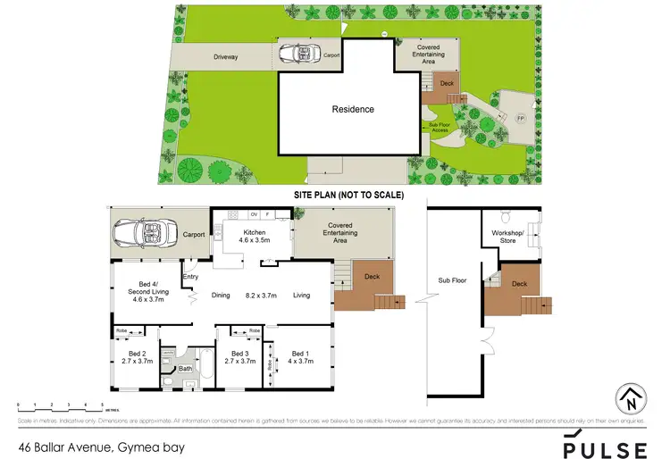 Floorplan of Homely house listing, 46 Ballar Avenue, Gymea Bay NSW 2227