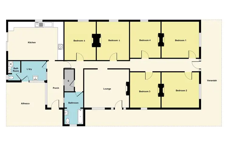 Floorplan of Homely house listing, 3048 Glenelg Highway, Linton VIC 3360