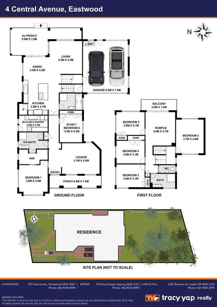 Floorplan of Homely house listing, 4 Central Avenue, Eastwood NSW 2122