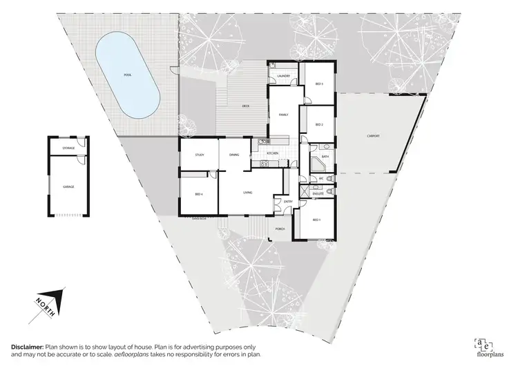 Floorplan of Homely house listing, 5 Brentnall Place, Fadden ACT 2904