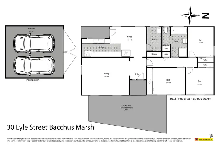 Floorplan of Homely house listing, 30 Lyle Street, Bacchus Marsh VIC 3340