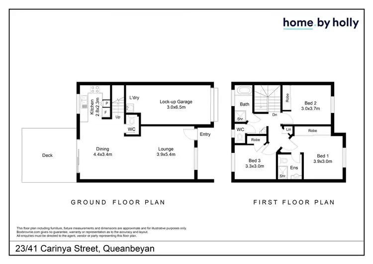 Floorplan of Homely townhouse listing, 23/41 Carinya Street, Queanbeyan NSW 2620