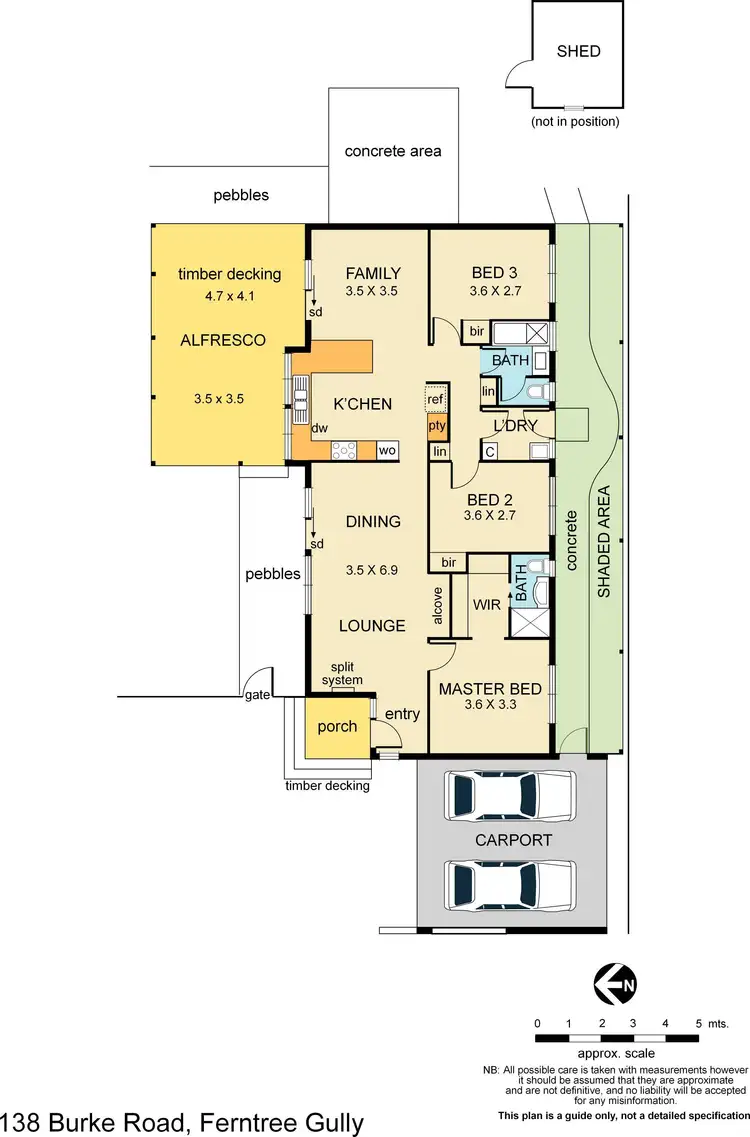 Floorplan of Homely house listing, 138 Burke Road, Ferntree Gully VIC 3156
