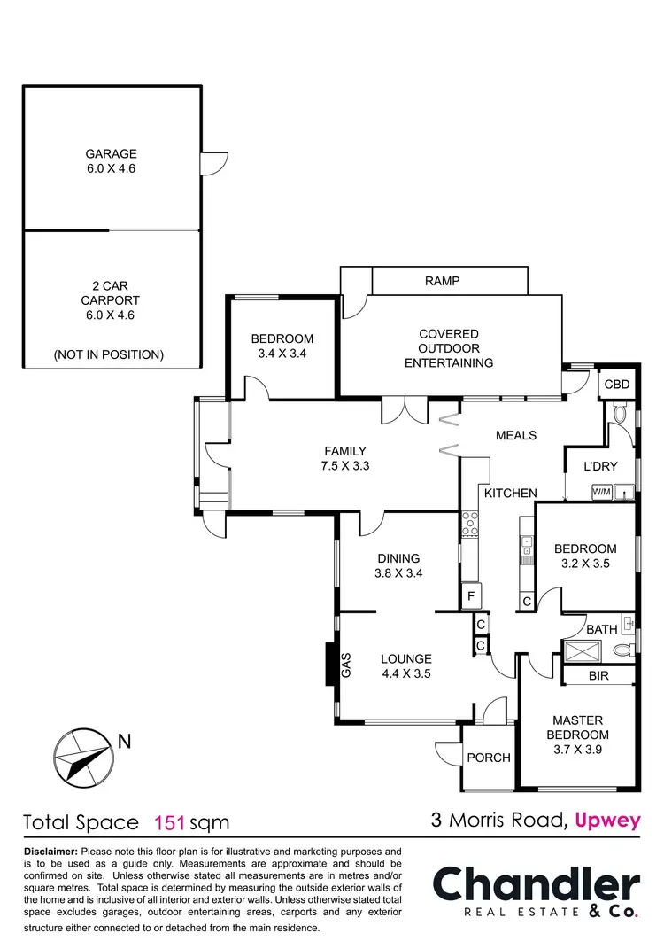 Floorplan of Homely house listing, 3 Morris Road, Upwey VIC 3158