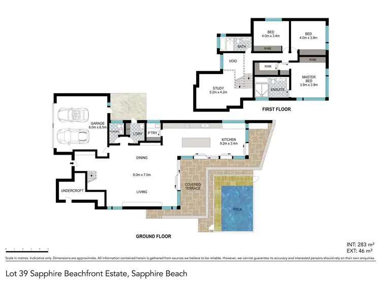 Floorplan of Homely house listing, 3 Pelican Close, Sapphire Beach NSW 2450
