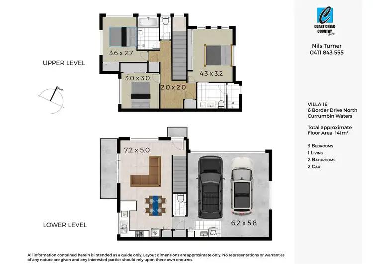 Floorplan of Homely townhouse listing, 16/6 Border North Drive, Currumbin Waters QLD 4223