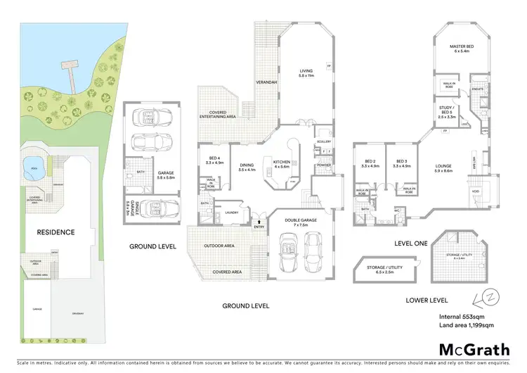 Floorplan of Homely house listing, 293A The Round Drive, Avoca Beach NSW 2251