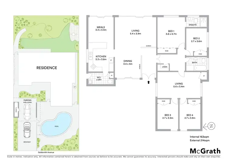 Floorplan of Homely house listing, 14 Goldsmith Avenue, Killarney Heights NSW 2087