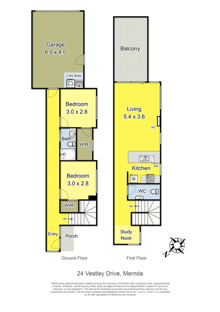 Floorplan of Homely house listing, 24 Vestley Drive, Mernda VIC 3754
