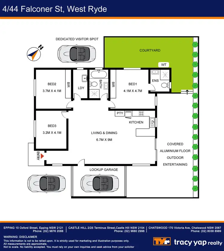 Floorplan of Homely villa listing, 4/44 Falconer Street, West Ryde NSW 2114