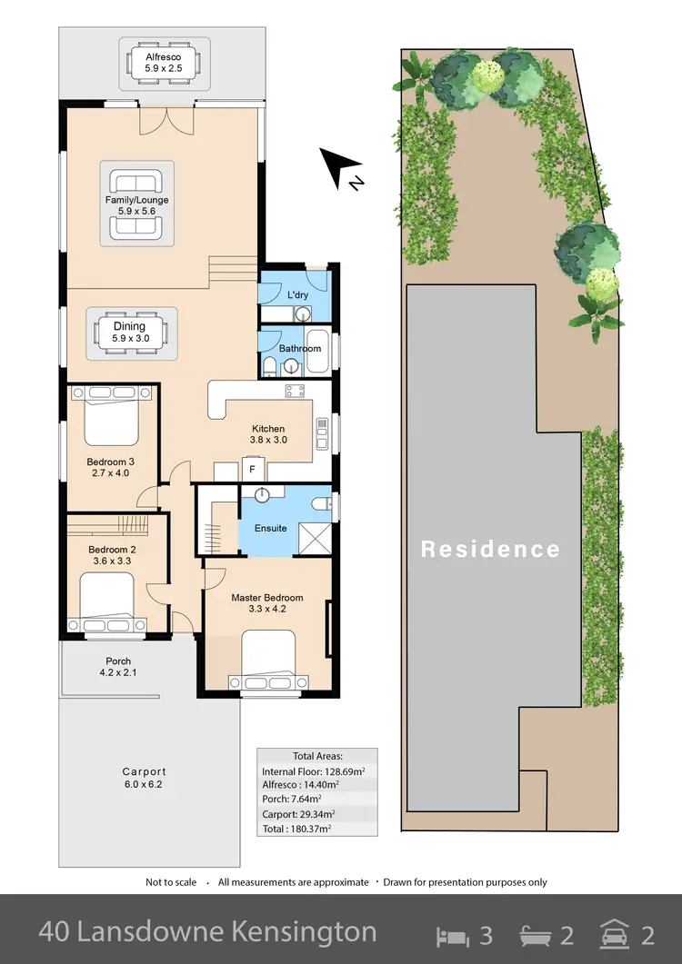 Floorplan of Homely house listing, 40 Lansdowne Road, Kensington WA 6151