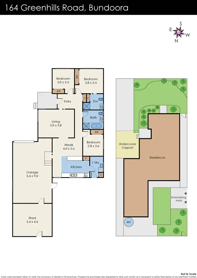 Floorplan of Homely house listing, 164 Greenhills Road, Bundoora VIC 3083