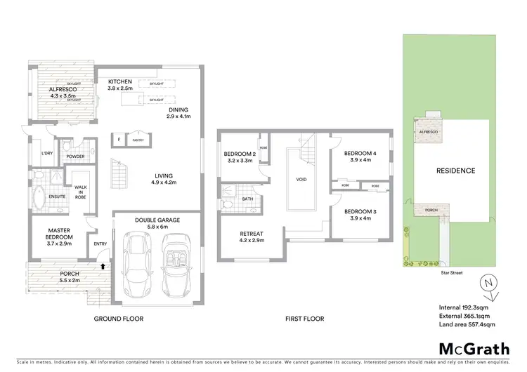 Floorplan of Homely house listing, 5 Star Street, Killarney Vale NSW 2261